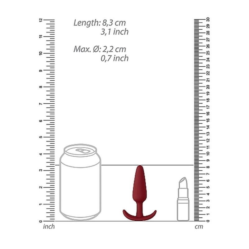 Silikonowy wodoodporny korek analny zatyczka 7,5cm